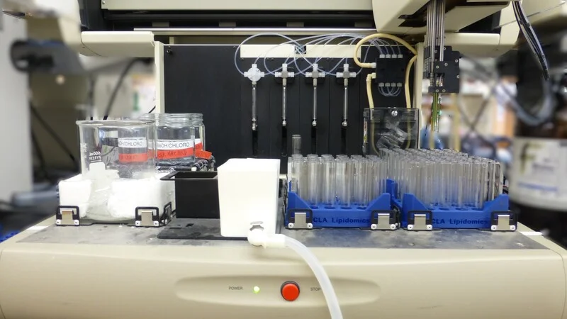 Lab equipment including vials