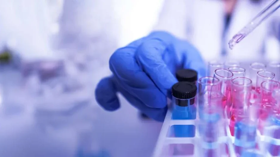 Lab testing beakers