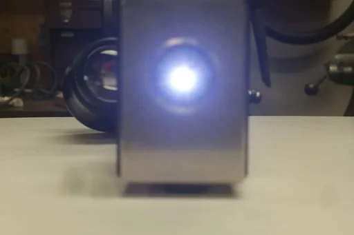 3D printed component that is part of unique holder to permit a fiberoptic light source.