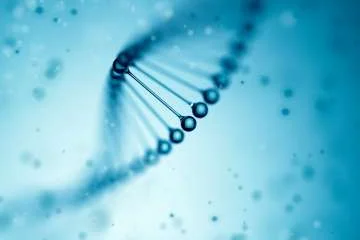 Illustration of genetics helix