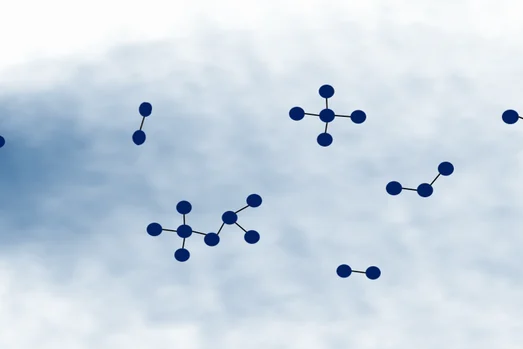 Connected dot pattern