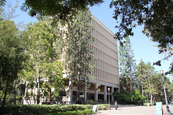 Exterior of Franz Hall building at UCLA